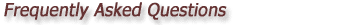 Frequently Asked Questions